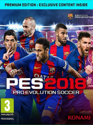 Pro Evolution Soccer 2018 Premium Edition Steam Key GLOBAL